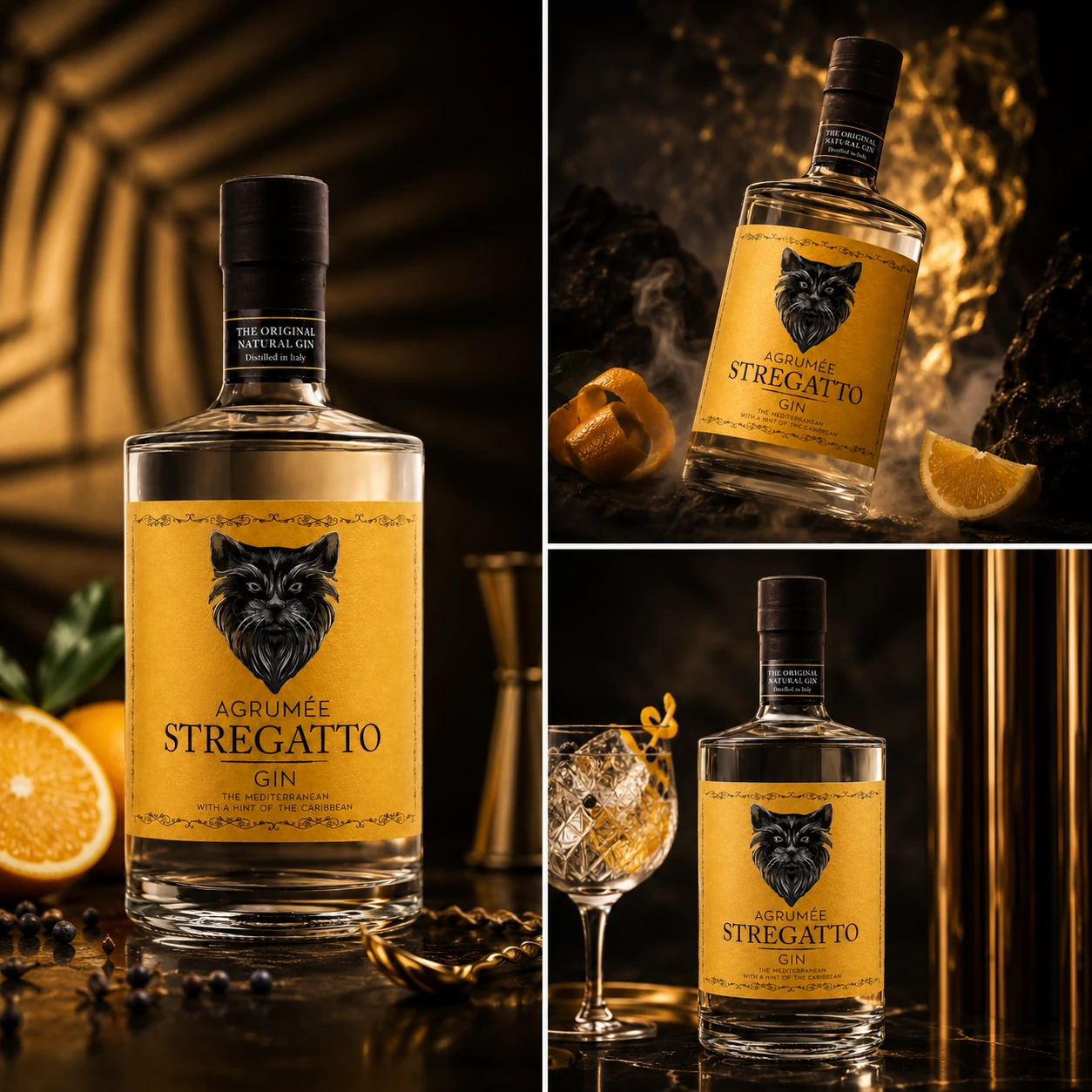Gin Stregatto Agrumée 40% Vol - immagine 2
